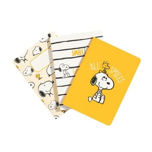 [972089] PACK 3 CUADERNOS A6 SNOOPY LAZY DAYS