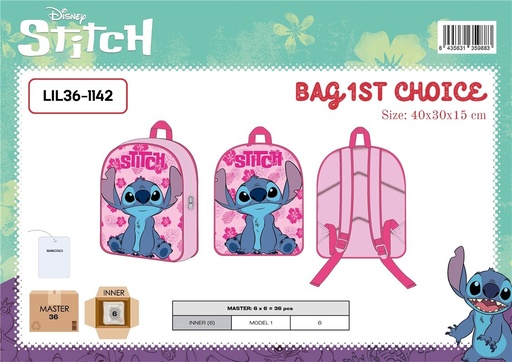 [972231] MOCHILA STITCH GIRL BAG 15T CHOICE