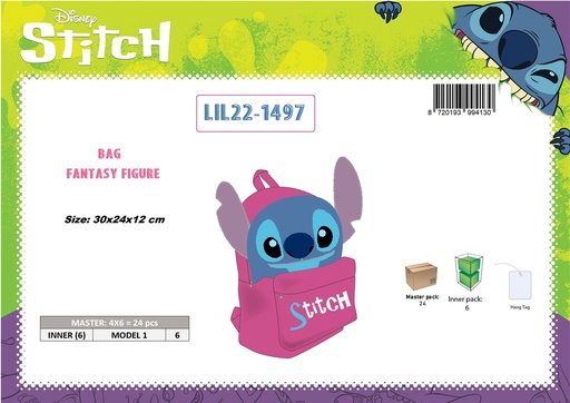 [972235] MOCHILA STITCH FANTASY FIGURE BAG 30X24X12