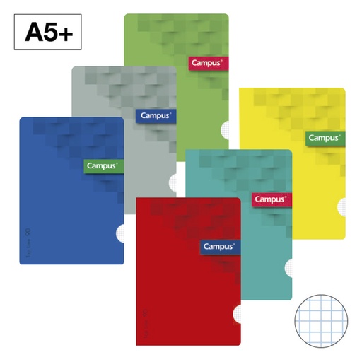 [003191] LIBRETA CAMPUS A5+ T.PP 48H 90G CN5