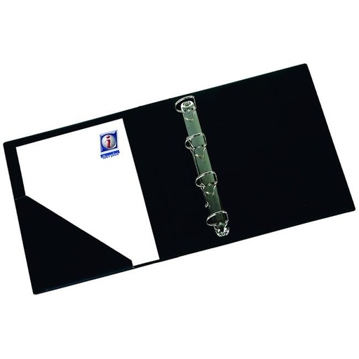 [972299] CARPETA Fº 4 ANILLAS 40MM NEGRO