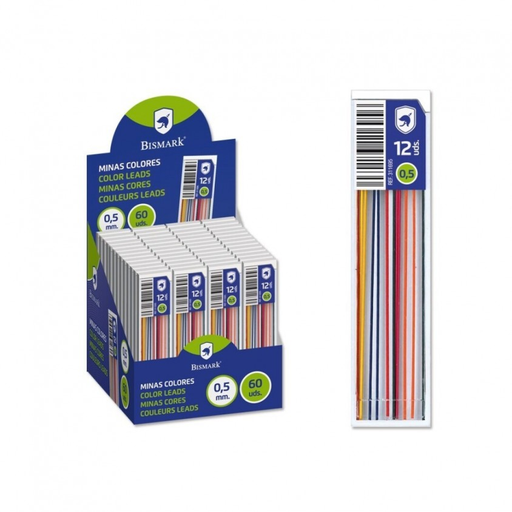 [972303] MINAS 0,5MM COLORES TUBO 12UD