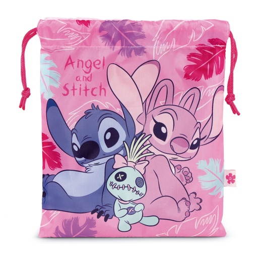 [972335] BOLSA MERIENDA 26.5X21.5CM STITCH