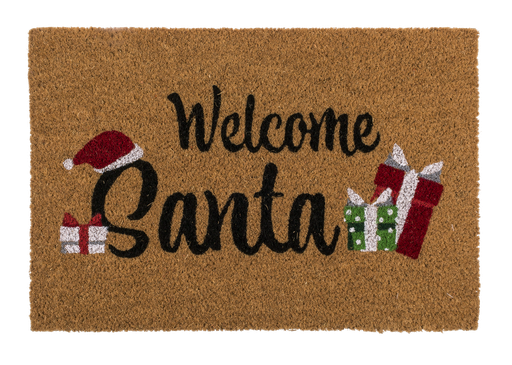 [972362] FELPUDO BIENVENIDO PAPA NOEL 60X40CM 160073