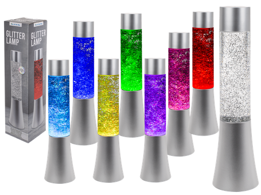 [972379] LAMPARA GLITTER LED 34CM PILAS 57/1311