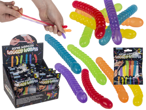 [972382] GUSANOS WIGGLY ELASTICOS 6U 59/2185