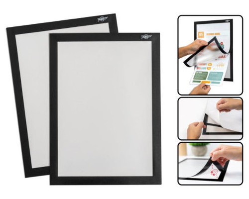 [972428] BOLSA 2 MARCOS MAGNETICOS ADH. A4 40602