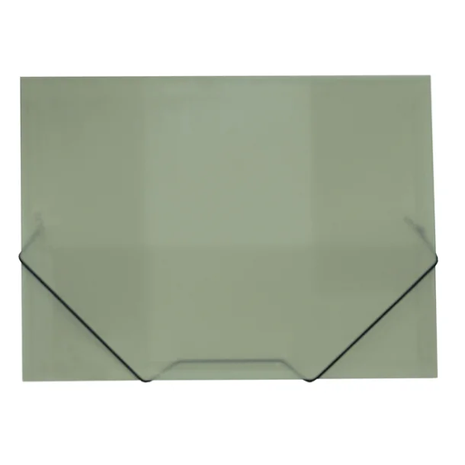 [180339] CARPETA PP PLUS A4 G/S RAYADA GRIS MANHATTAN