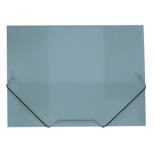 [180340] CARPETA PP PLUS A4 G/S RAYADA  AZUL GRISACEO