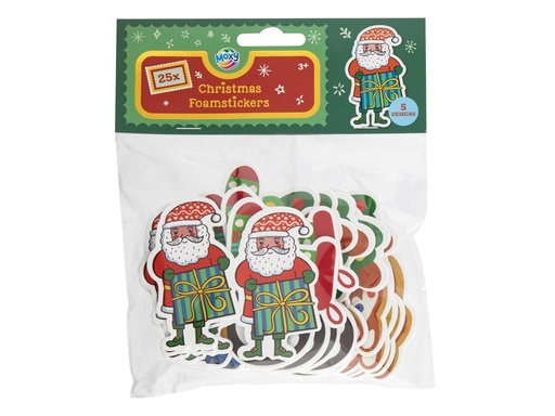 [972551] PEGATINAS FOAM NAVIDAD 25PZS