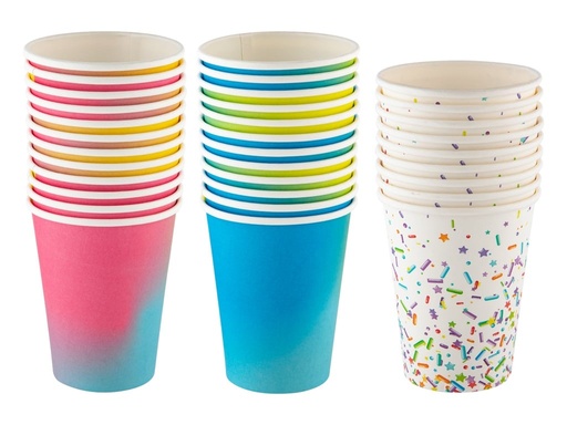 [972583] VASO CARTON FIESTA 230ML 12UD