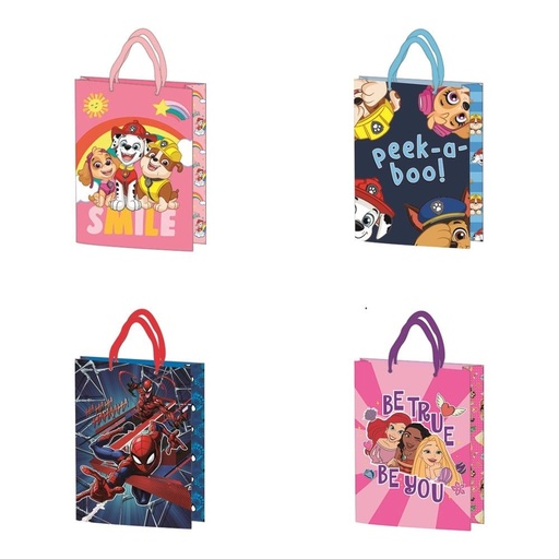 [972584] BOLSA REGALO LICENCIA 34X26X12CM 4MOD