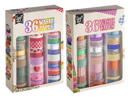 [972597] WASHI TAPE 36 PIEZAS