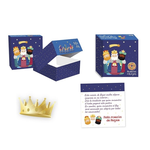 [972617] CAJA ROSCON TARJETA+CORONA