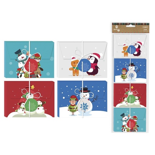 [972642] CAJA REGALAR DINERO NAVIDAD 4UD