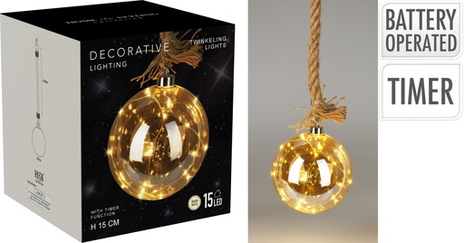 [972665] ESFERA COLGANDO LED 15CM