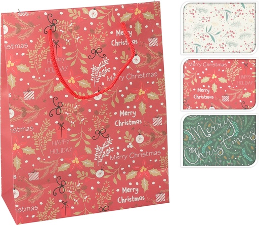 [972717] GIFTBAG SMALL 3ASS XMAS (F1)
