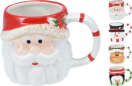 [972745] MUG XMAS 85MM 4ASS