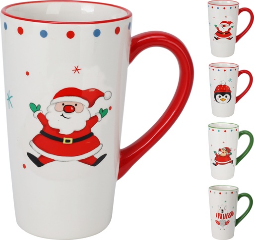 [972767] MUG CHRISTMAS 135MM 4 ASS D