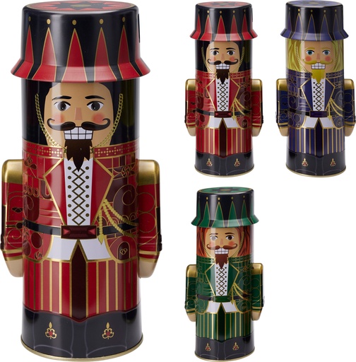 [972773] NUTCRACKER XMAS TIN 1000ML 3AS