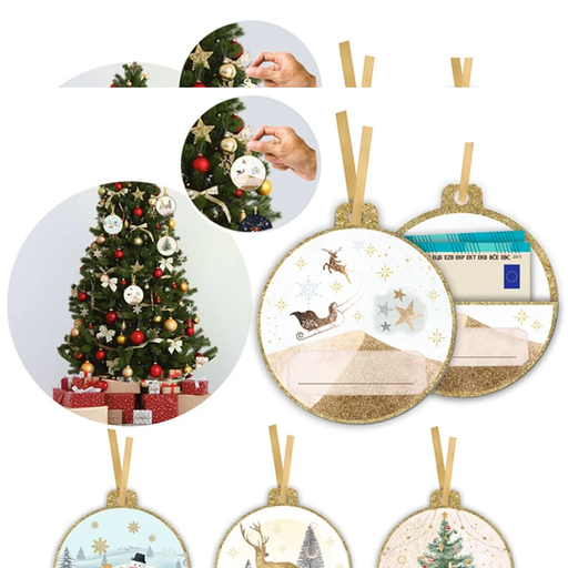 [972869] BILLETERO COLGANTE BOLA NAVIDAD