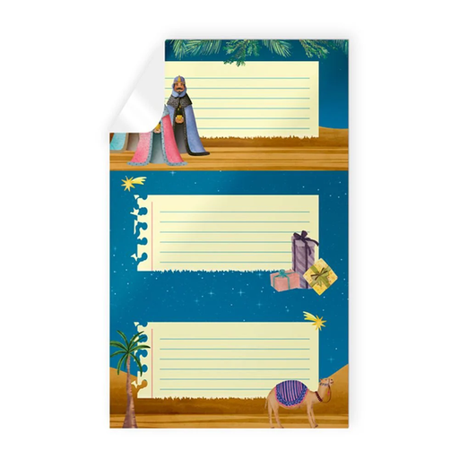 [972887] BLISTER 9 STICKERS NAVIDAD REYES MAGOS