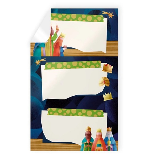 [972889] BLISTER 9 STICKERS NAVIDAD REYES MAGOS