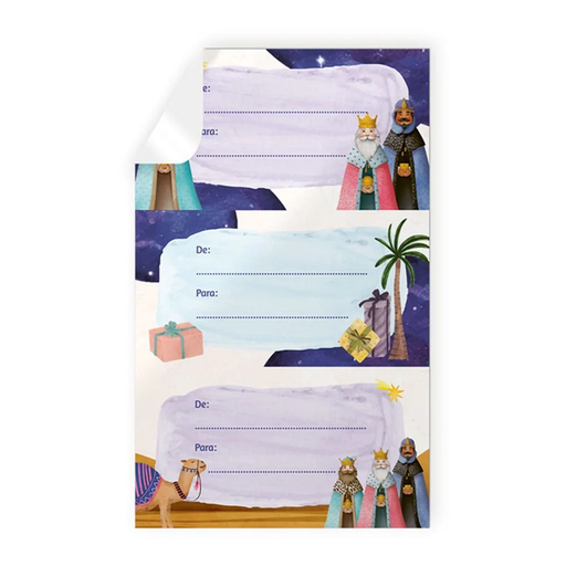 [972890] BLISTER 9 STICKERS NAVIDAD REYES MAGOS