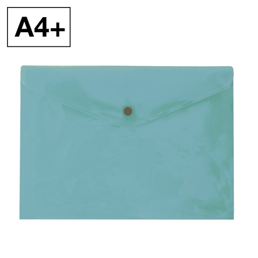 [181200] SOBRE PP PLUS A4 BROCHE 2020 VERDE CLARO