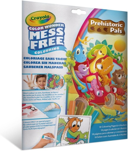 [972958] COLOREA SIN MANCHAS COLOR WONDER AMIGOS DINOS