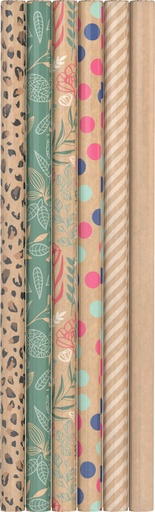 [973034] PAPEL REGALO KRAFT 70X200CM (50u)