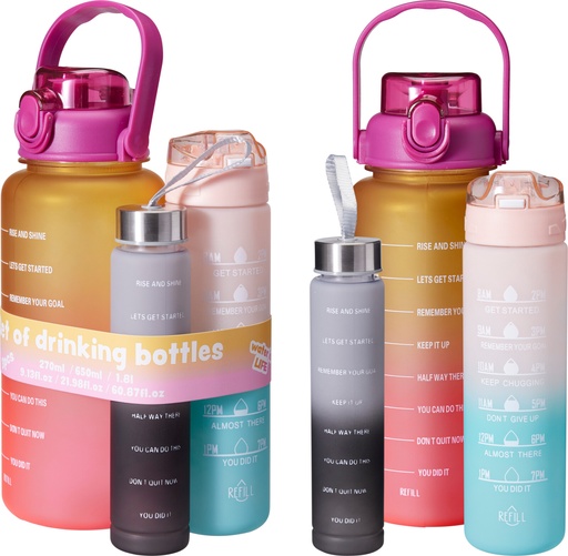 [973061] SET 3 BOTELLAS DEPORTIVAS