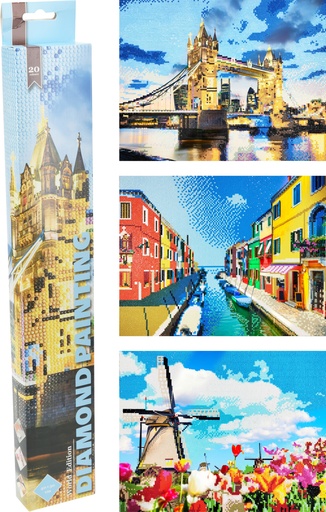 [973069] PINTAR CON DIAMANTES 40X50CM