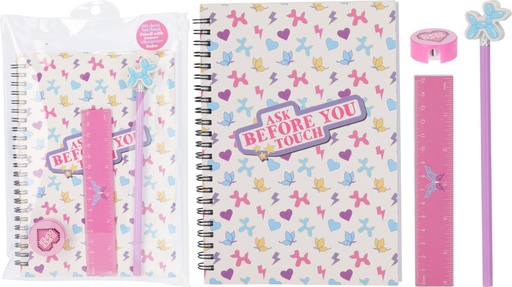 [973077] SET PAPELERIA ROSA