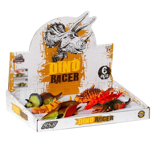 [973117] COCHE JUGUETE DINOSAURIO CARRERAS
