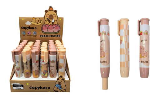 [973147] COL.CAPYBARA: GOMAS PULSADOR
