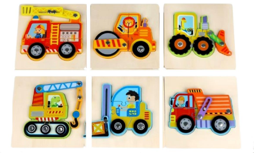 [973163] ENCAJE MADERA VEHICULOS METAL