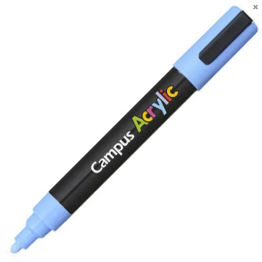 [081280] ROTULADOR CAMPUS ACRYLIC 2.5MM AZUL PASTEL