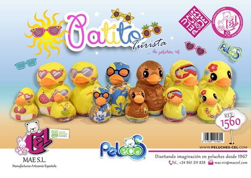 [973307] PATITOS 6 SURTIDOS  10CM
