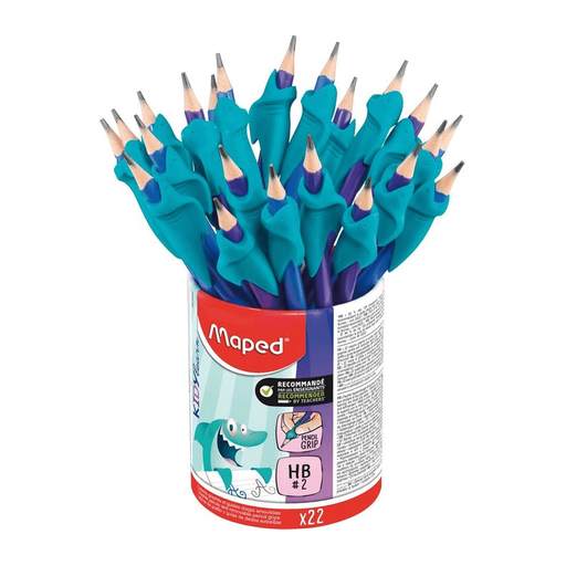 [973368] LAPIZ HB GOMA ERGONOMICO x22U