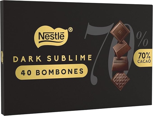 [973388] NESTLE DARK SUBLIME 70% CACAO 12 BOMBONES