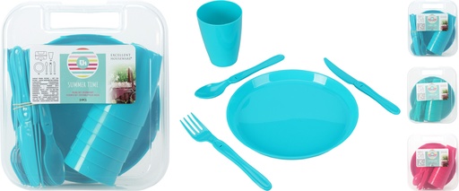 [973426] PICNIC SET 31PCS PP 3ASS HAPPY