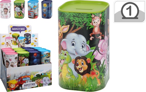 [973427] HUCHA INFANTIL PP 76X76X120MM 4MOD