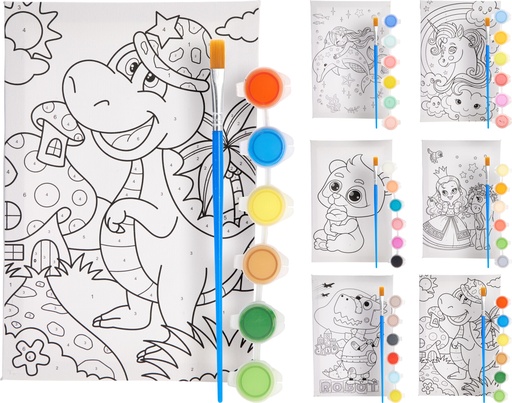 [973432] PAINT SET PAINT BY NUMBER