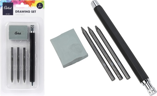[973435] SET ARTE CON LAPIZ MECANICO 5PZS