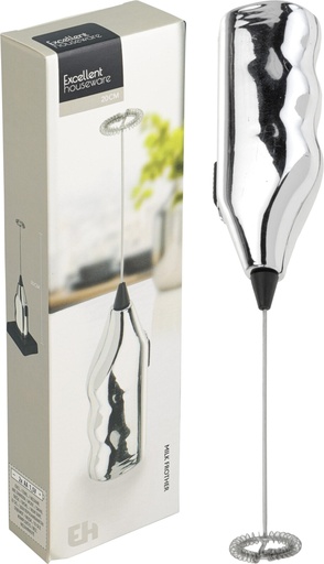 [973439] MILK FROTHER CHROME 20CM SILVE