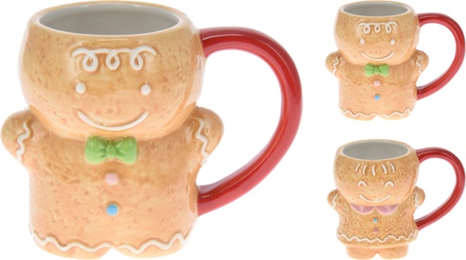 [973458] MUG GINGERBREAD BROWN 10CM