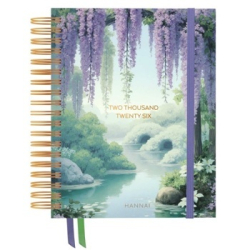 [973475] AGENDA ANUAL 2026 S.V. WIRE-O WISTERIA DREAMS