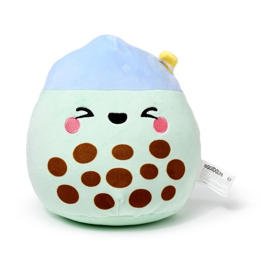 [973823] COJIN DE PELUCHE SQUIDGLYS FOODIEMALS MATCHA TE C/BURBUJAS
