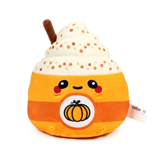 [973824] COJIN DE PELUCHE SQUIDGLYS FOODIEMALS HAZEL LATTE DE CALABAZA